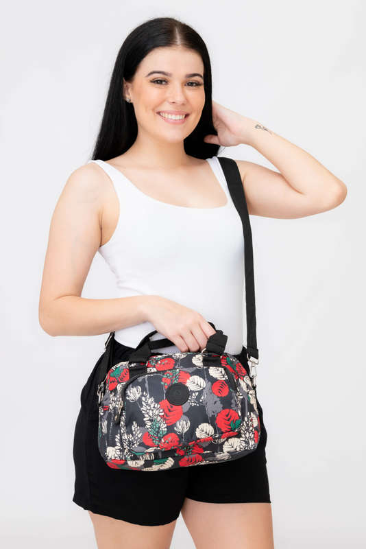 Forever Floral Crossbody Sling Shoulder Summer Bag With Multiple Pockets Handbag Large