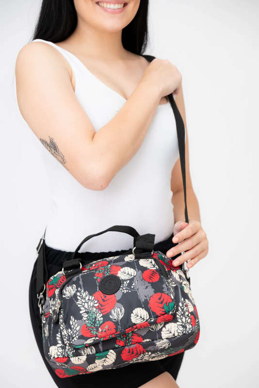 Forever Floral Crossbody Sling Shoulder Summer Bag With Multiple Pockets Handbag Large