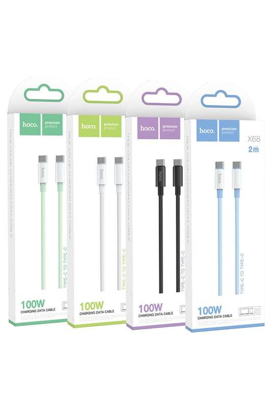 HOCO Cable Type-C to Type-C 100W Charging Data Cable 2m
