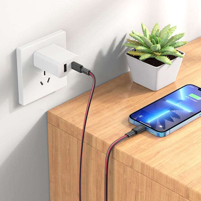 HOCO Type-C To iPhone Jaeger PD Charging Data Sync Cable 1m
