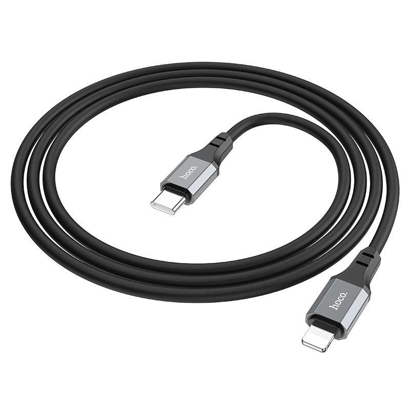 Hoco X92 Silicone Type C To iPhone 3M PD-20W Charging Cable