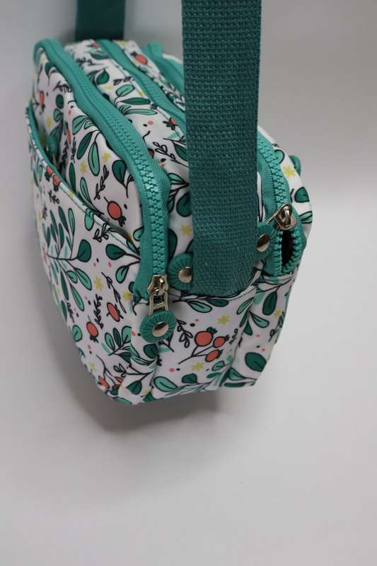 Forever Floral Crossbody Sling Shoulder Summer Bag With Multiple Pockets Medium