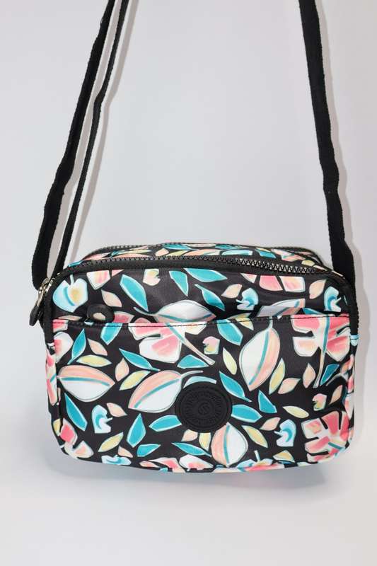 Forever Floral Crossbody Sling Shoulder Summer Bag With Multiple Pockets Medium