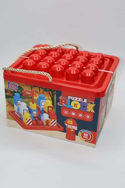 Building Block Puzzle Set 40 Pcs Large