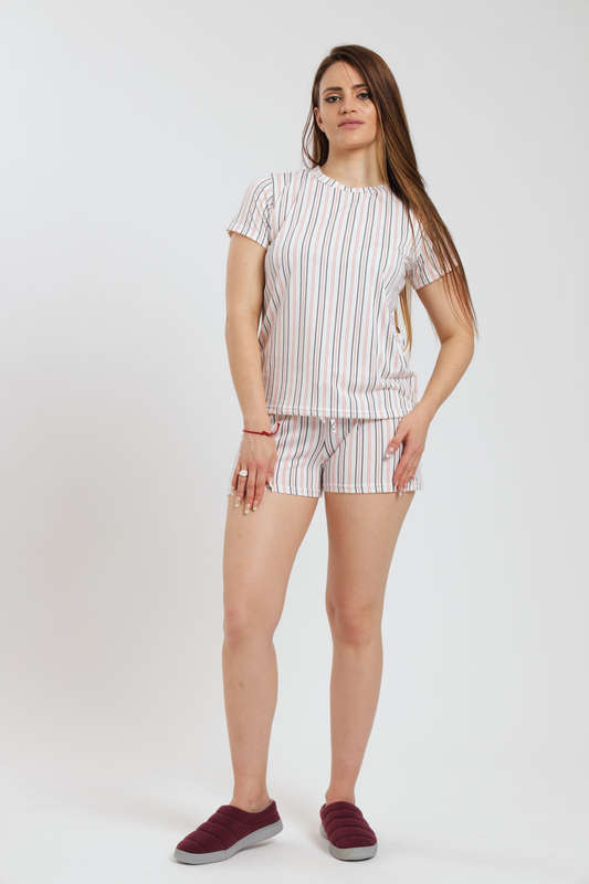 Ladies Printed Short Pyjama Set