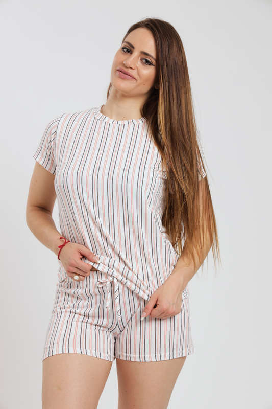 Ladies Printed Short Pyjama Set