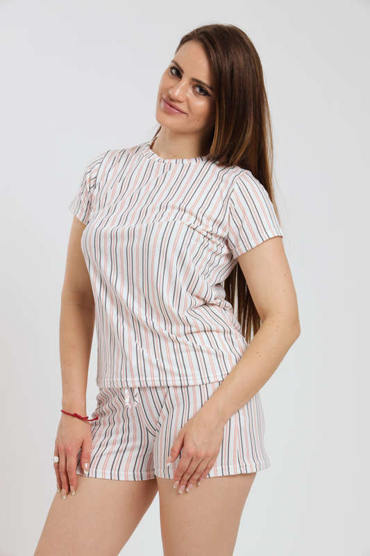 Ladies Printed Short Pyjama Set