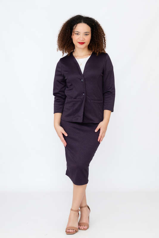 Marrissa 2 Piece Blazer &amp; Skirt Set