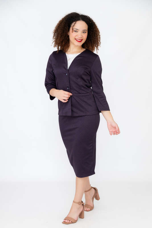 Marrissa 2 Piece Blazer &amp; Skirt Set