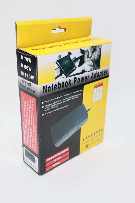 Multipurpose Universal Adjustable Notebook Power Adapter Charger For Laptops, 15-24V, 96W AC DC
