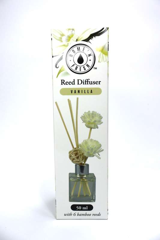Reeds Diffuser Combo Flower Sticks &amp; 6 Bamboo Reeds (50ml)