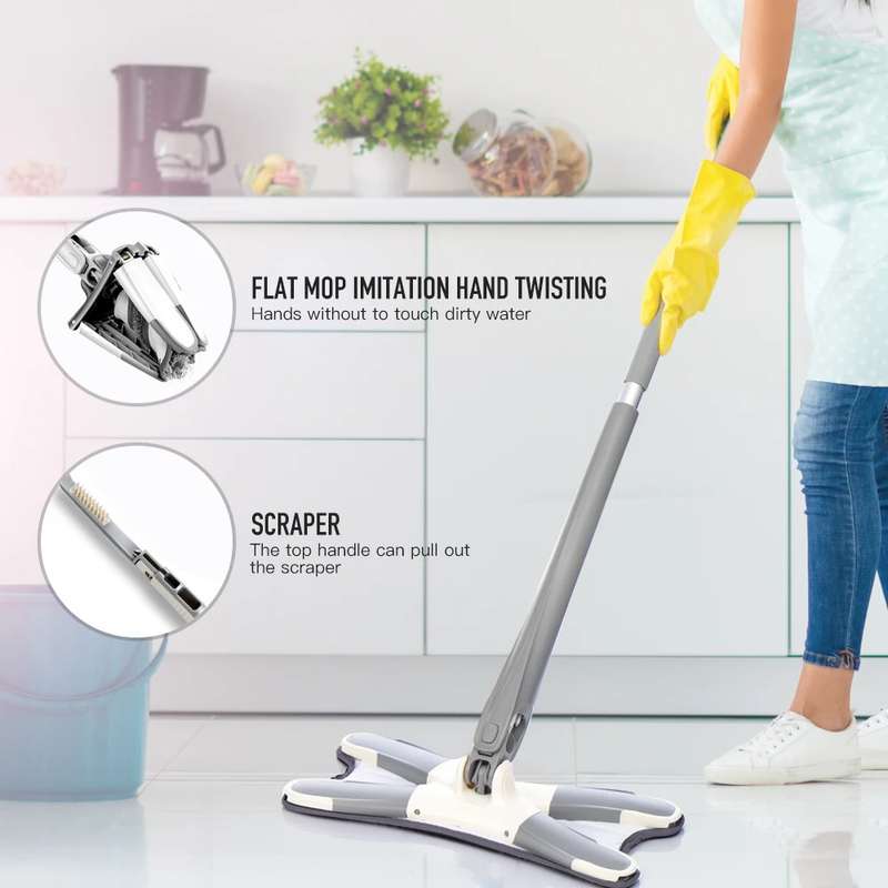 Microfiber X-Type Twist Floor Mop