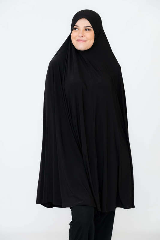 Ayesha Black Flowing Abaya Burqa