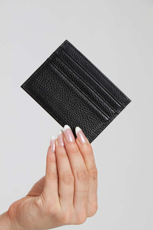 Genuine Leather RFID Blocking Slim 6 Card Wallet Holder
