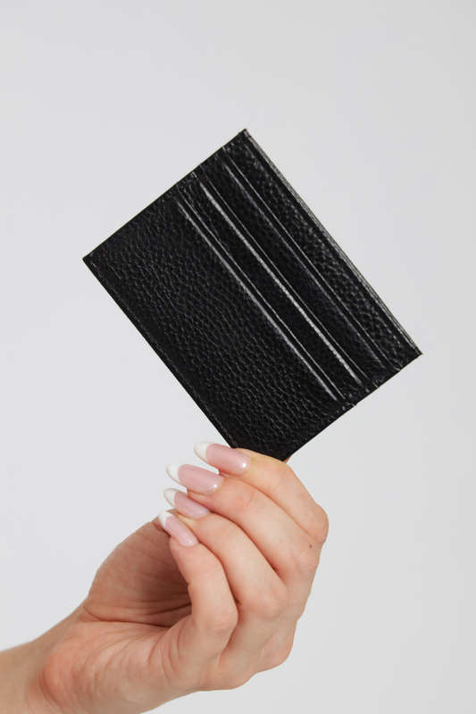 Genuine Leather RFID Blocking Slim 6 Card Wallet Holder