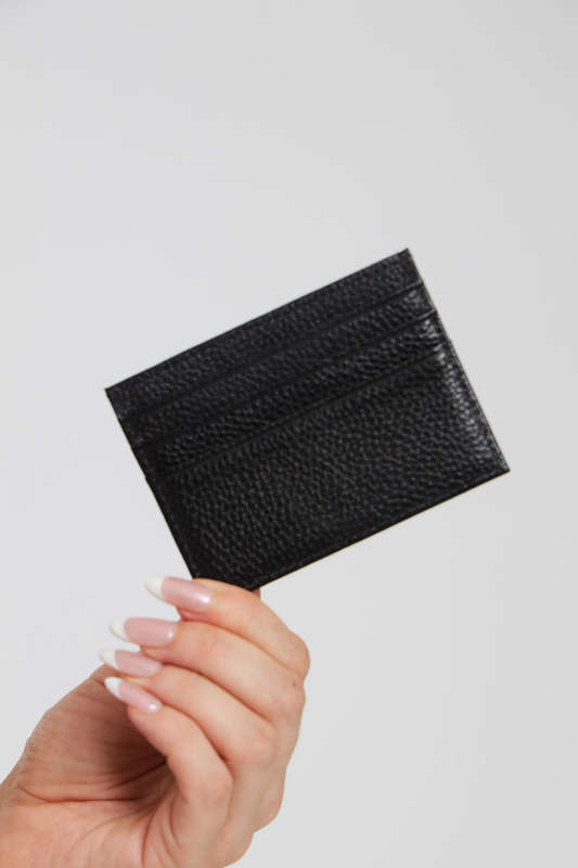 Genuine Leather RFID Blocking Slim 6 Card Wallet Holder