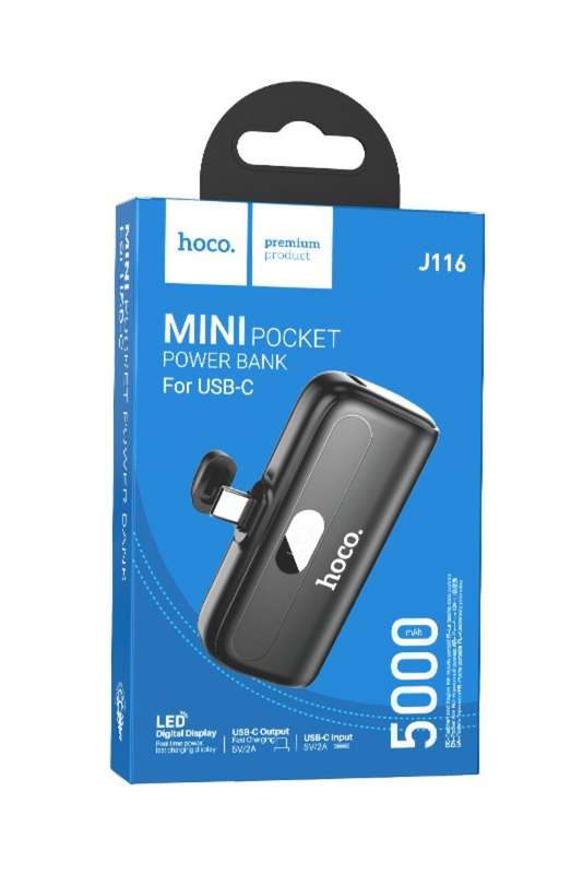 HOCO Type C Pocket Power Bank 5000mAh