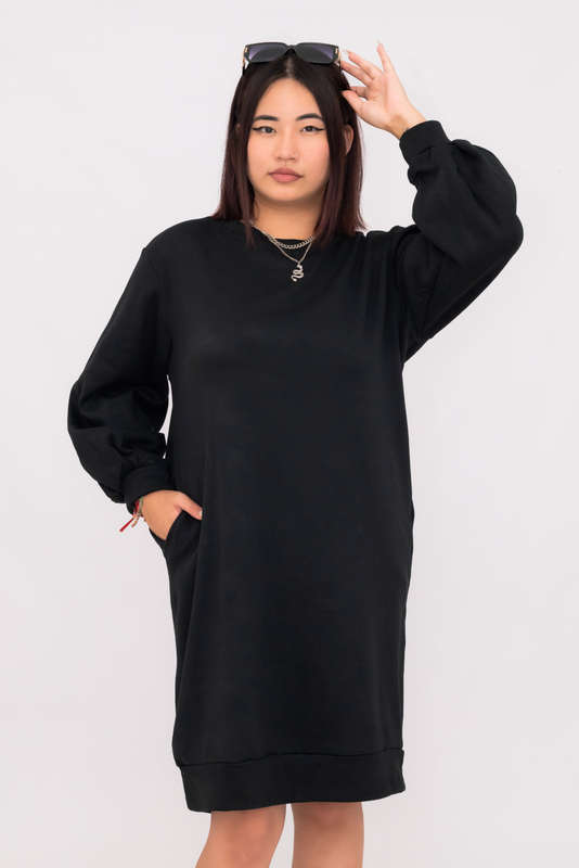 Dorothy Long Sleeve Midaxi Oversized Winter Sweater With Pockets