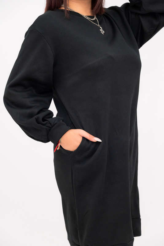 Dorothy Long Sleeve Midaxi Oversized Winter Sweater With Pockets