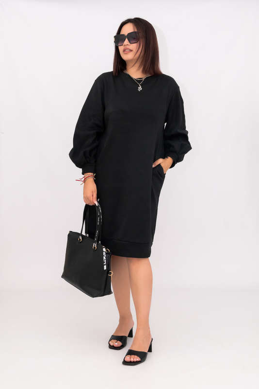 Dorothy Long Sleeve Midaxi Oversized Winter Sweater With Pockets