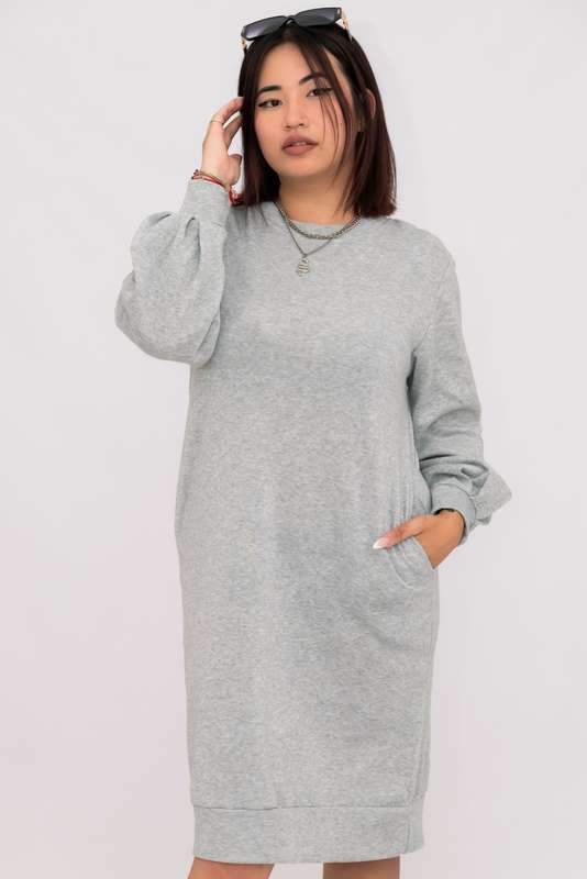 Dorothy Long Sleeve Midaxi Oversized Winter Sweater With Pockets