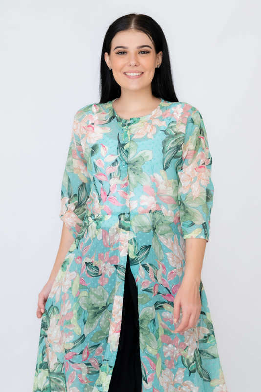 Nancy Modest Cover Up Gillet Dress