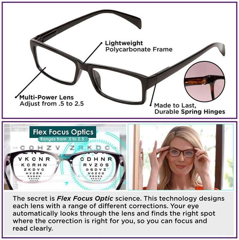 One Power Auto Focus Readers Glasses