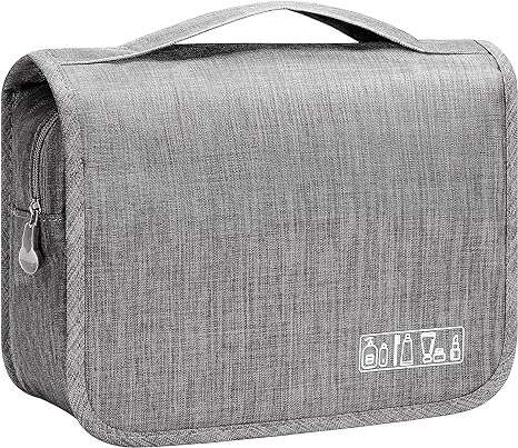 Senza Large Capacity Hanging Travel Toiletry and Make-Up Bag Organizer