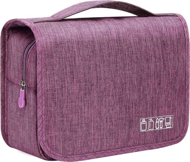 Senza Large Capacity Hanging Travel Toiletry and Make-Up Bag Organizer