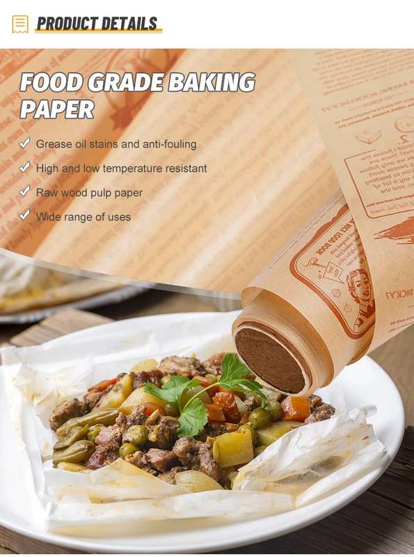Senza Non Stick Printed Baking Parchment Paper