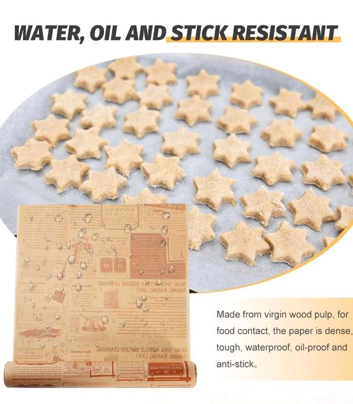 Senza Non Stick Printed Baking Parchment Paper