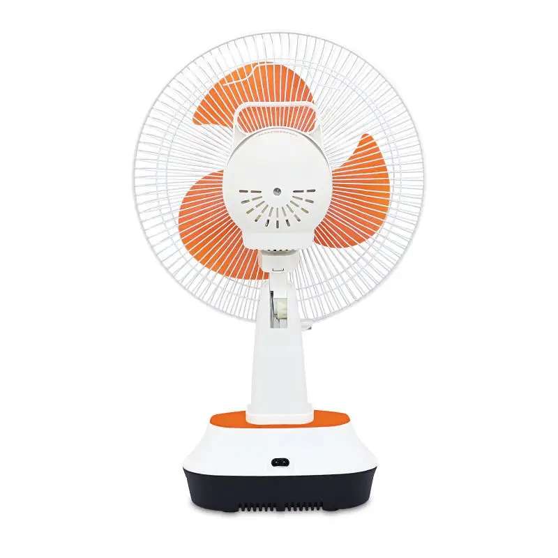 Smart 12 Inch Rechargeable Portable Table Fan with LED Light &amp; Powerbank
