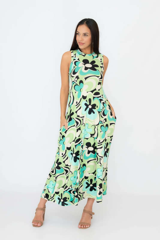 Somerset Sleeveless Maxi Dress With Pockets
