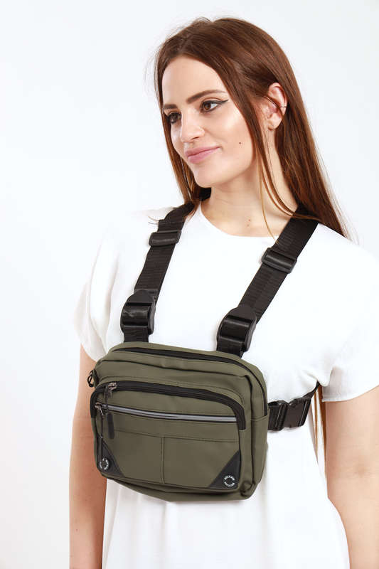Forever Travel Chest Bag Sling Bag With Multiple Pockets