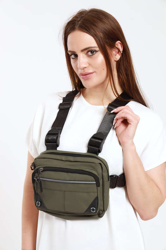Forever Travel Chest Bag Sling Bag With Multiple Pockets