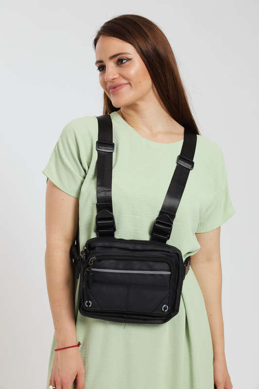 Forever Travel Chest Bag Sling Bag With Multiple Pockets