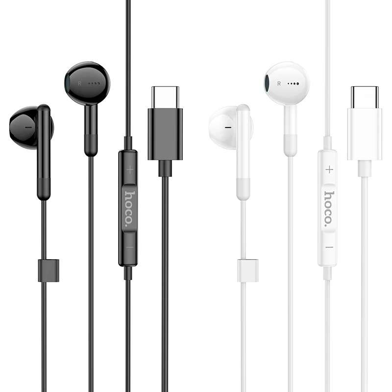 HOCO M93 Type C Wire Control Stereo High Fidelity Sound Headphones