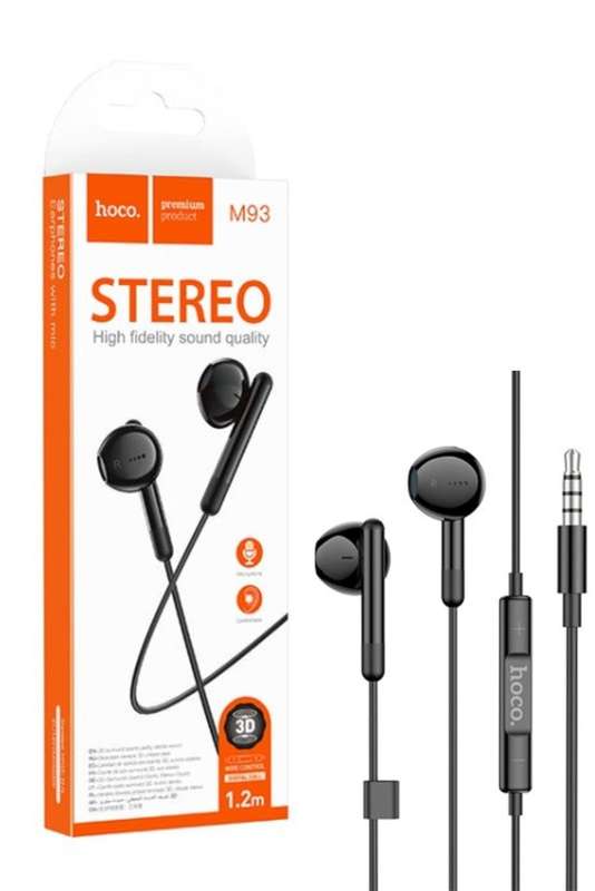 HOCO M93 Wire Control Stereo High Fidelity Sound Headphones