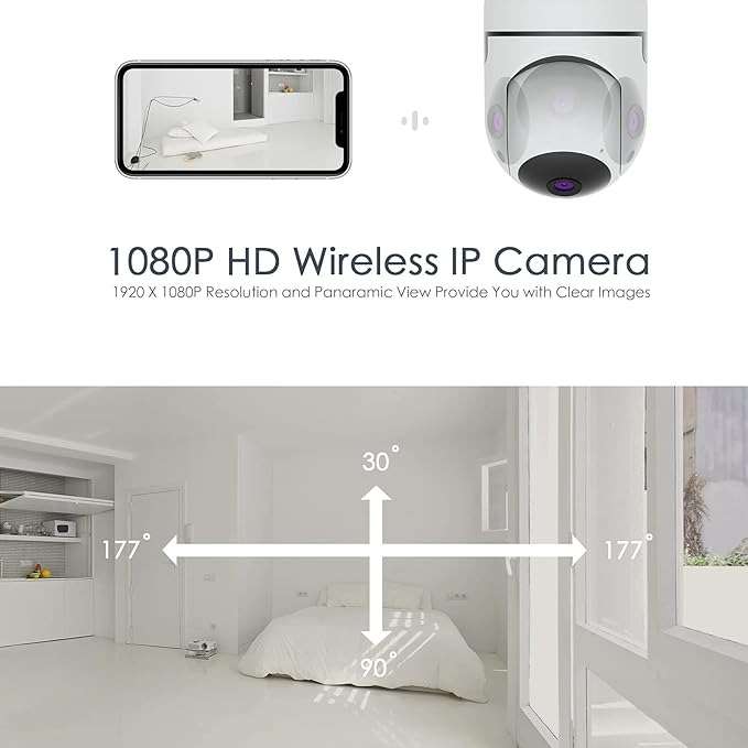 HOCO Smart Wifi Surveillance Baby & Nany Camera