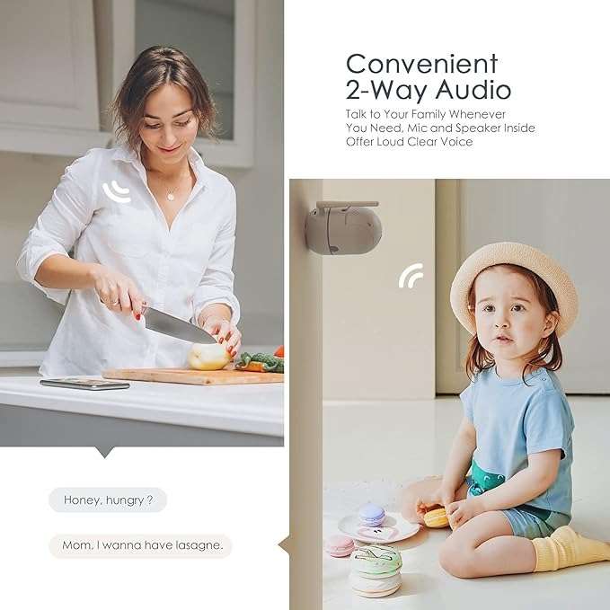 HOCO Smart Wifi Surveillance Baby & Nany Camera
