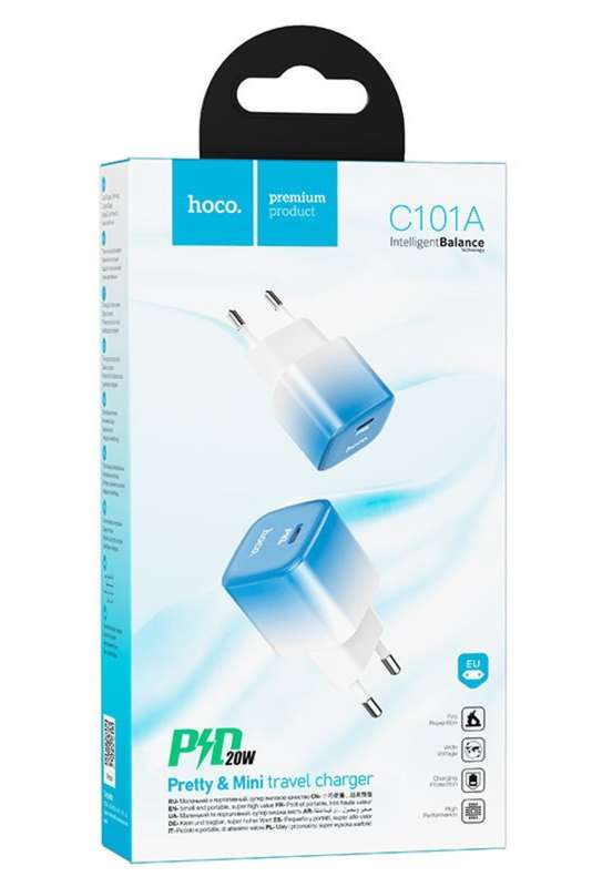 HOCO Wall Charger C101A PD20W Travel Charger Plug Type C