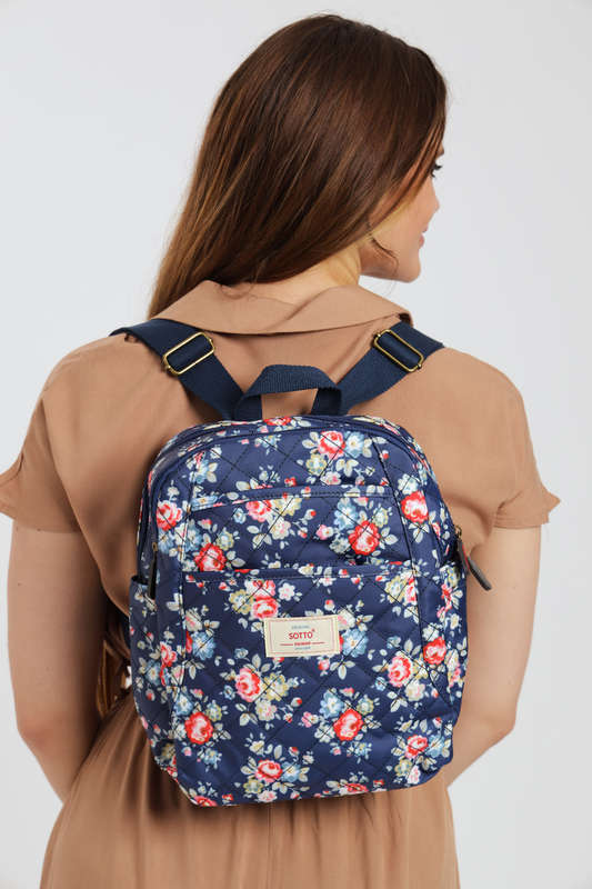 ladies Lux Handbag Travel Backpack With Multiple Compartments