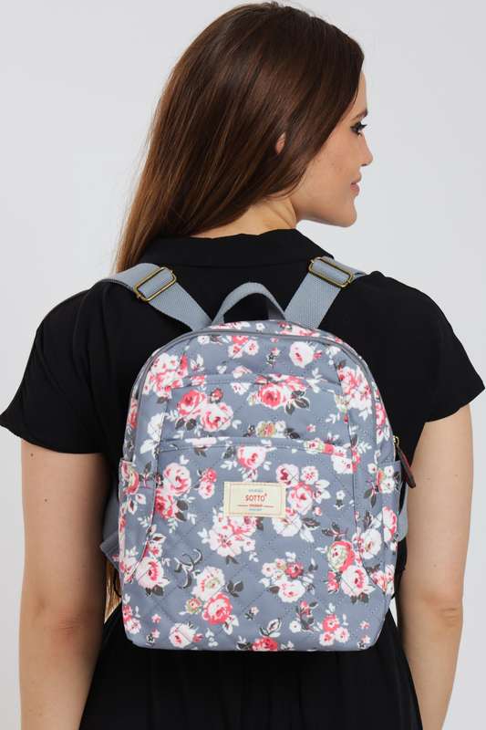 ladies Lux Handbag Travel Backpack With Multiple Compartments