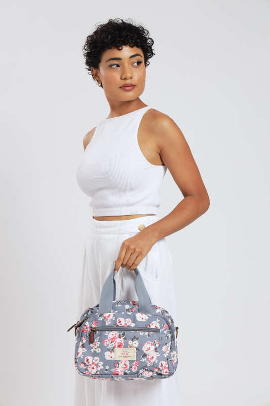 ladies Luxury Travel Crossbody Handbag With Multiple Compartments & Wide Strap