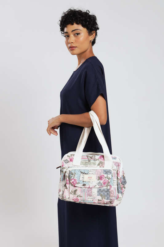 ladies Luxury Travel Crossbody Mummy Handbag With Multiple Compartments & Wide Strap