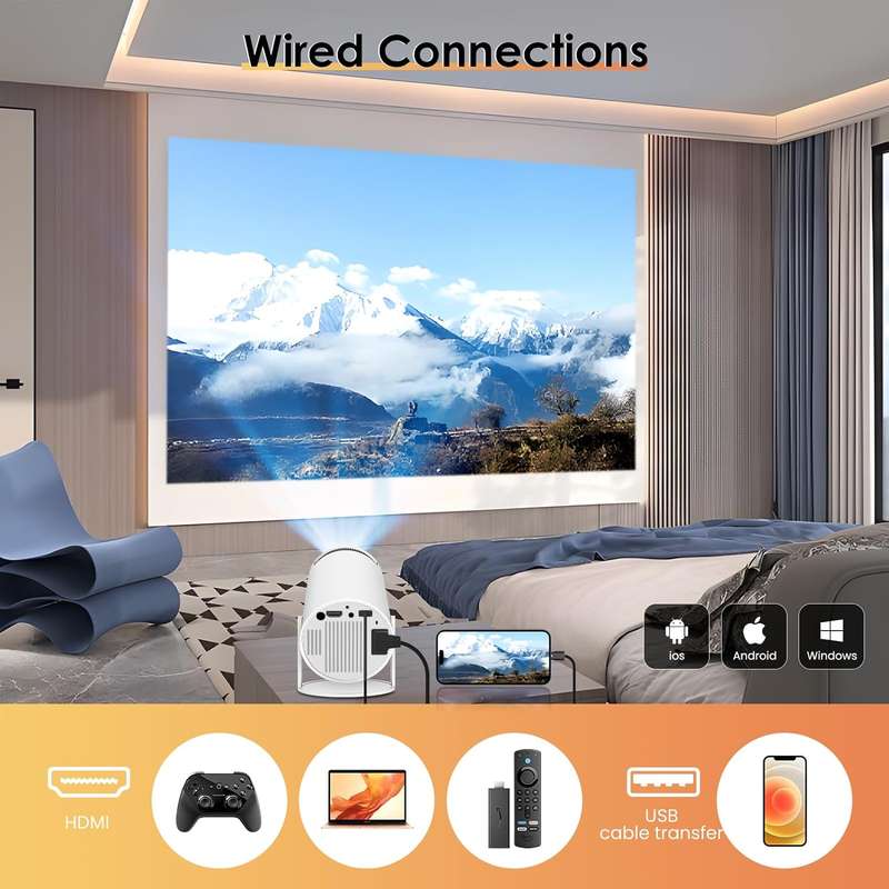 4k Ultra HD Projector with Remote HY300