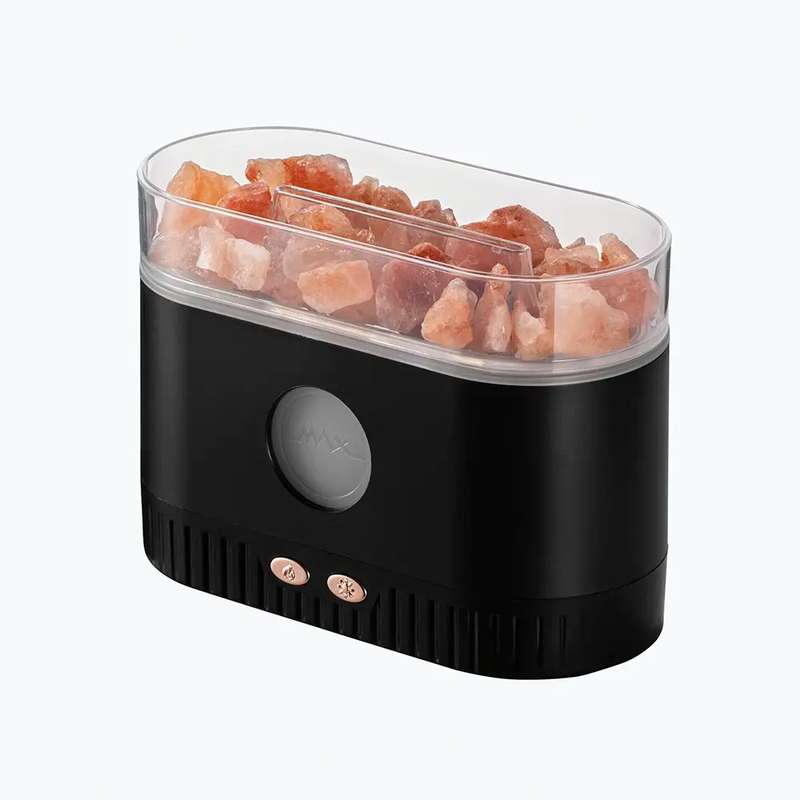 Crystal Salt Stone Flame Aroma Diffuser