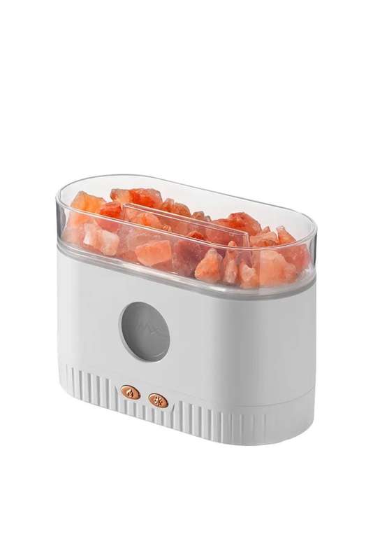 Crystal Salt Stone Flame Aroma Diffuser