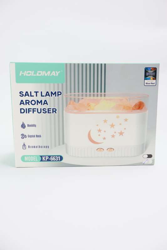 Crystal Salt Stone Flame Aroma Diffuser