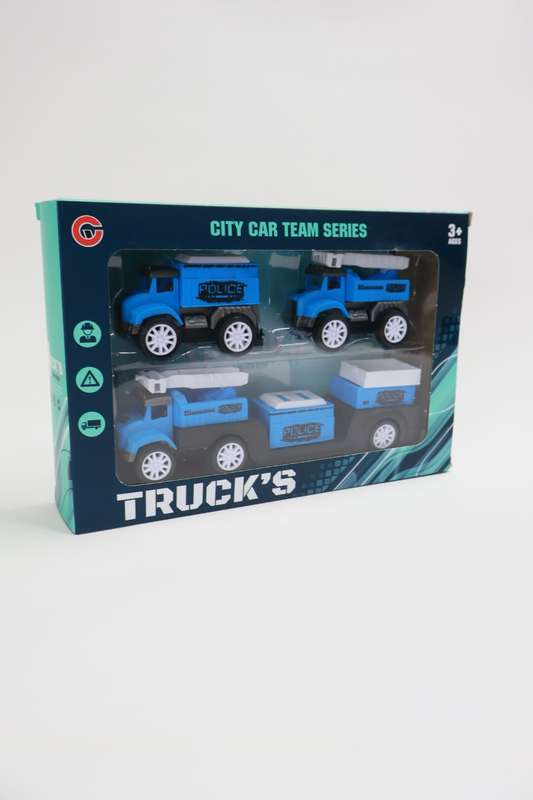 Kids Police Truck Set